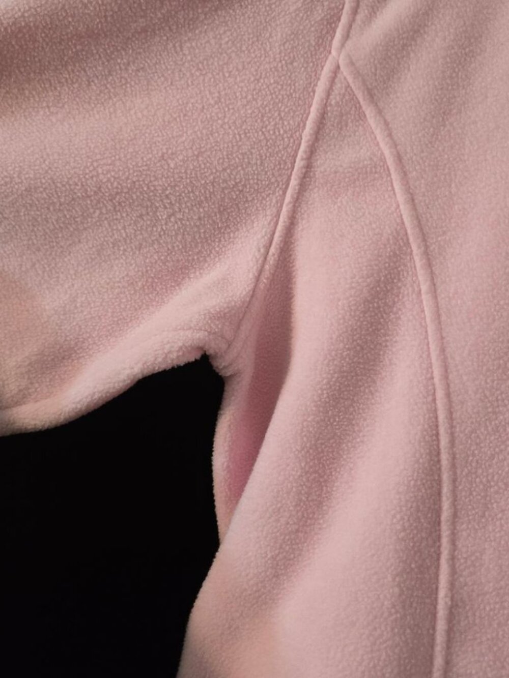 XL Lake‎ Matley Zipper Fleece un-lined Pocket Collar Pink Sweater Jacket Bomber - Picture 8 of 13